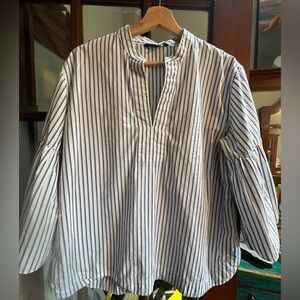 Ralph Lauren Blue and White Casual Shirt